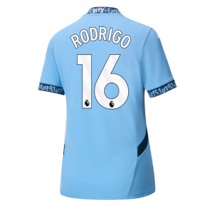 Manchester City Rodri Hernandez #16 Dámské Domácí Dres 2024-25 Krátký Rukáv